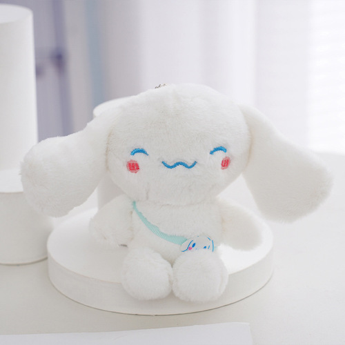 Sanrio series plush pendant 14cm school bag backpack plush toy pudding dog cute plush doll wholesale