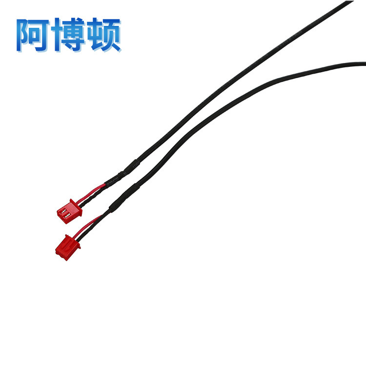 红色端子线 XH2.54-2P单头端子线 长度10-60cm 间距2.54