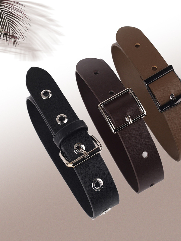 Women's Coat Accessories, Windbreaker Cuffs, Belt, Metal Buckle, Pu Leather Strap, Fixed Sleeve Cuff Tie