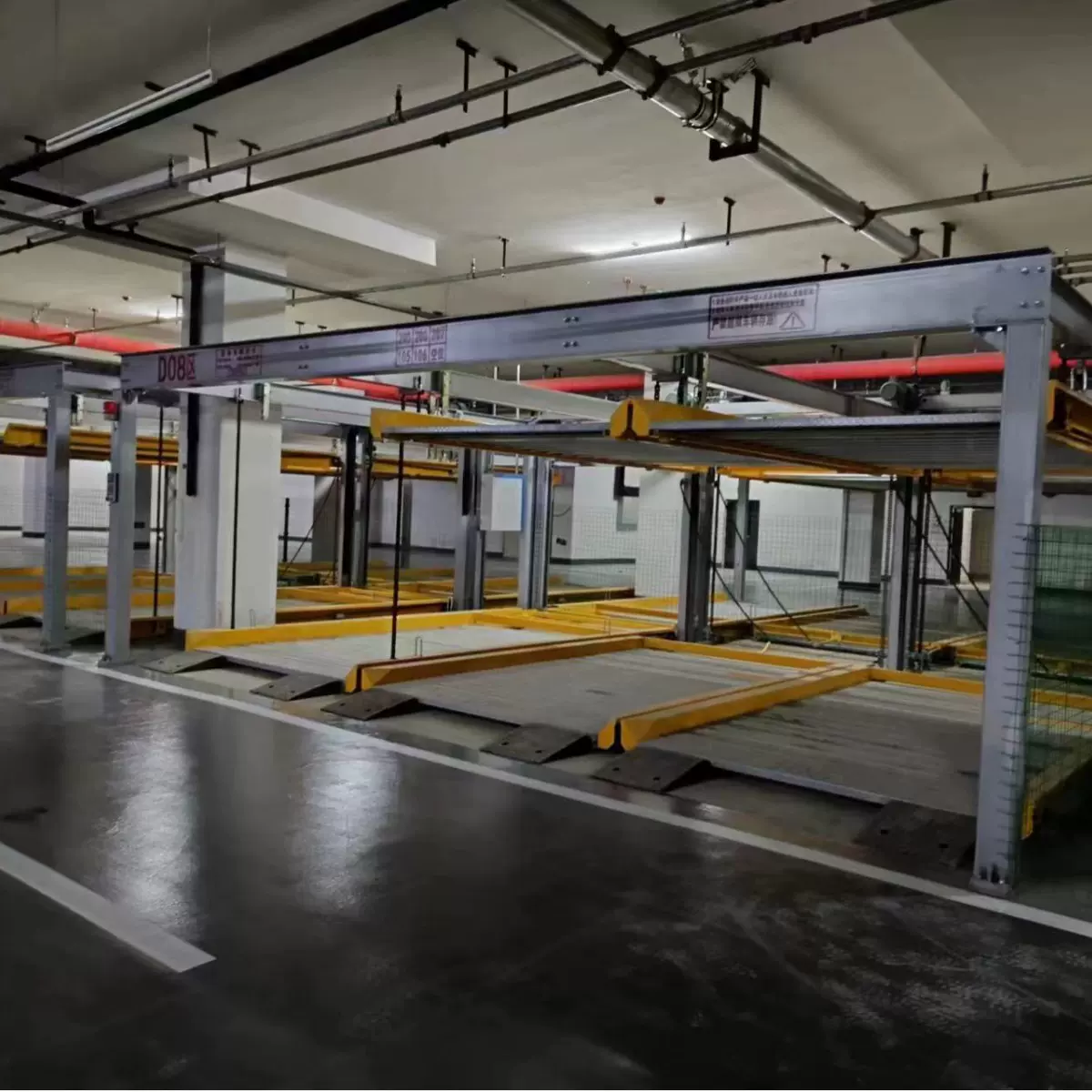 两层升降横移立体车库智能停车设备机械车位地下停车场设备租赁