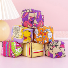 小学生手抓卡通小沙包幼儿园体育课投掷彩色帆布沙袋儿童稻壳沙包