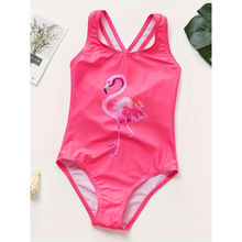 J 94820 Flamingo print kids onesie ������ӡ����ͯ������