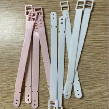 Ремни для багажных бирок, двойные пряжки, ремешки для адресной бирки, белые ремни, круглые веревочные ремешки.