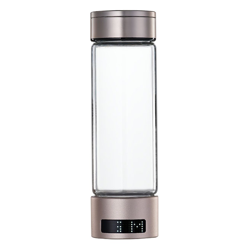 [Transfronterizo] portátil de hidrógeno-oxígeno de separación de agua taza de alta concentración de producción de hidrógeno pantalla LED de hidrógeno rico en agua taza de regalo