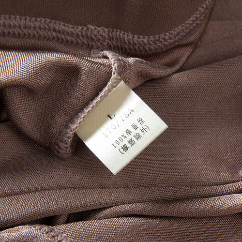 Yue Joy Men's Silk Straight Leg Panties Mid Waist 100% Mulberry Silk Men's Underwear Breathable Men's Large Underwear