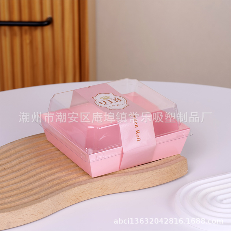 Квадратный большой 02 розовый рулон королевы наклейки