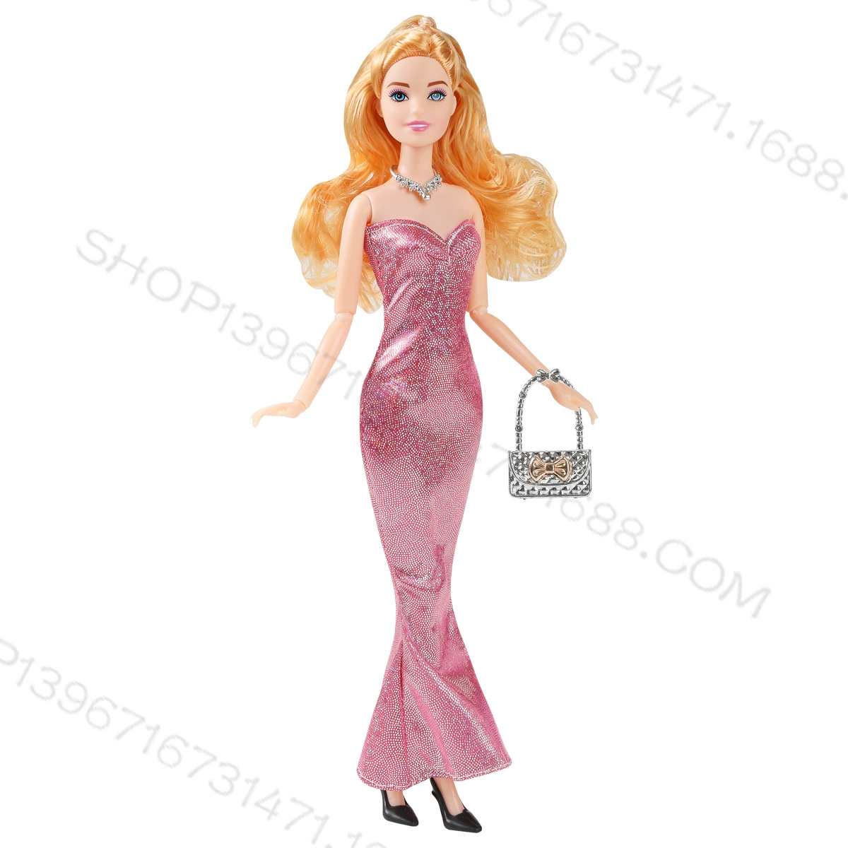 Игрушка, кукла, модное симпатичное платье, 30 см, детская одежда