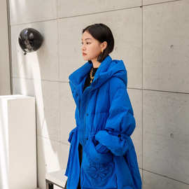 专柜撤柜品牌女装钰欣鹅绒羽绒服冬季加厚鹅绒外套直播实体拿货渠