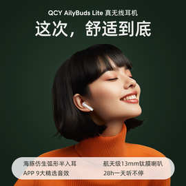QCY AilyBuds Lite（T29）半入耳真无线蓝牙耳机
