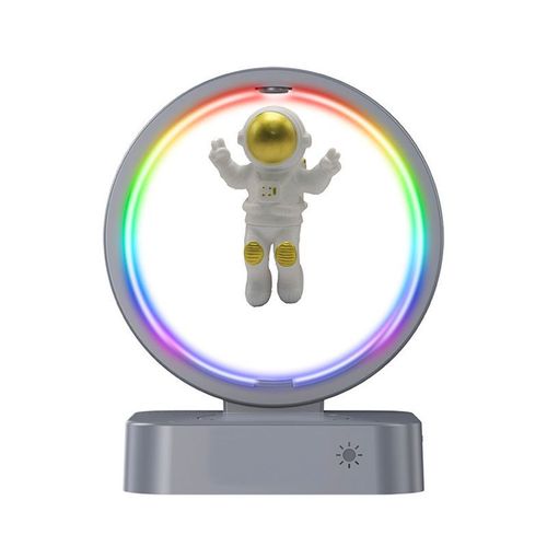 Floating Bluetooth Astronaut Computer Subwoofer Globe Bluetooth Speaker Clock Space Man Night Light