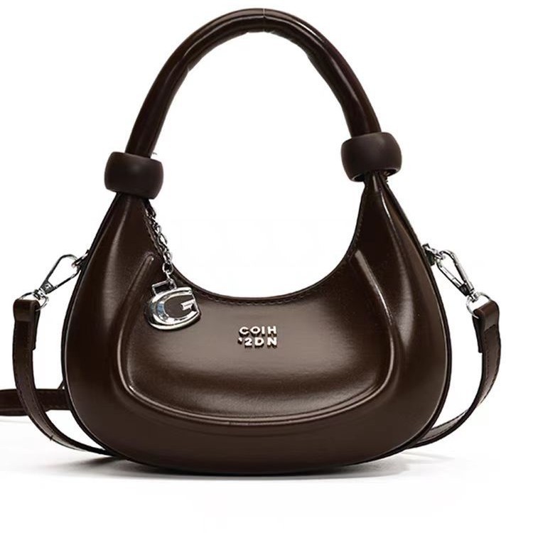 Women's Underarm Handheld Saddle Bag New Designer High-End Niche Retro Versatile Shoulder Crossbody Bag_voghion.com