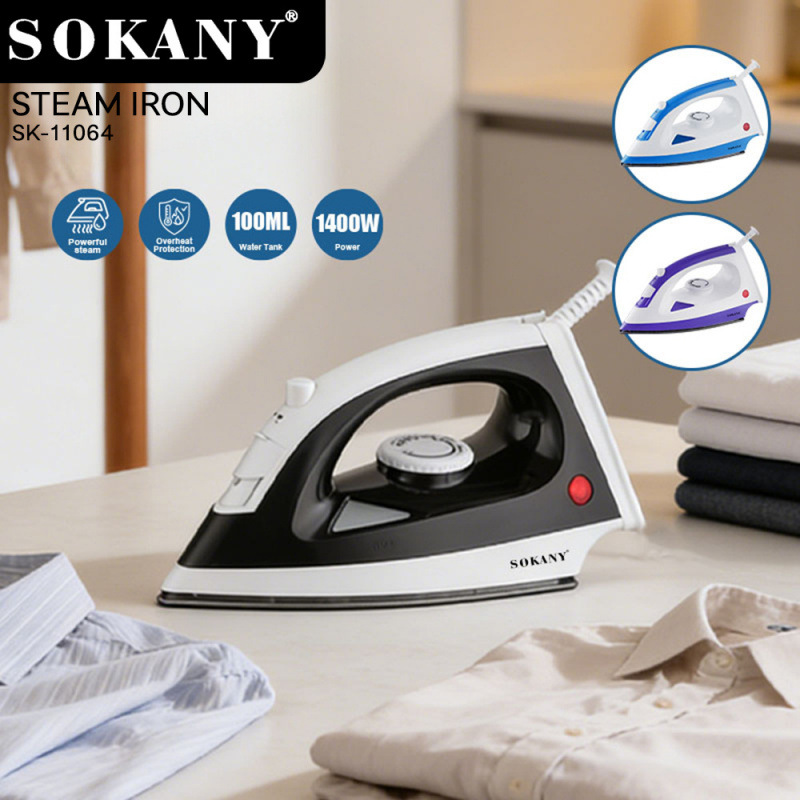 Cross-border household steam iron with three steam modes for removing wrinkles, 1400W handheld steam iron, model SK-11064