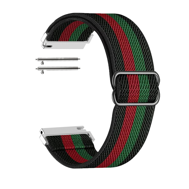 For Samsung Watch6 Watch Watch5 4 40mm 44mm 6classic Nylon Stretch Strap Wristband