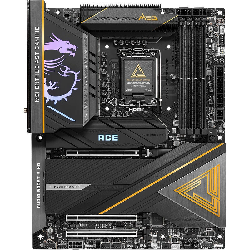 Материнская плата MSI MEG Z890 ACE God of War для настольного ПК ATX, совместима с процессорами 285K/265K/265KF