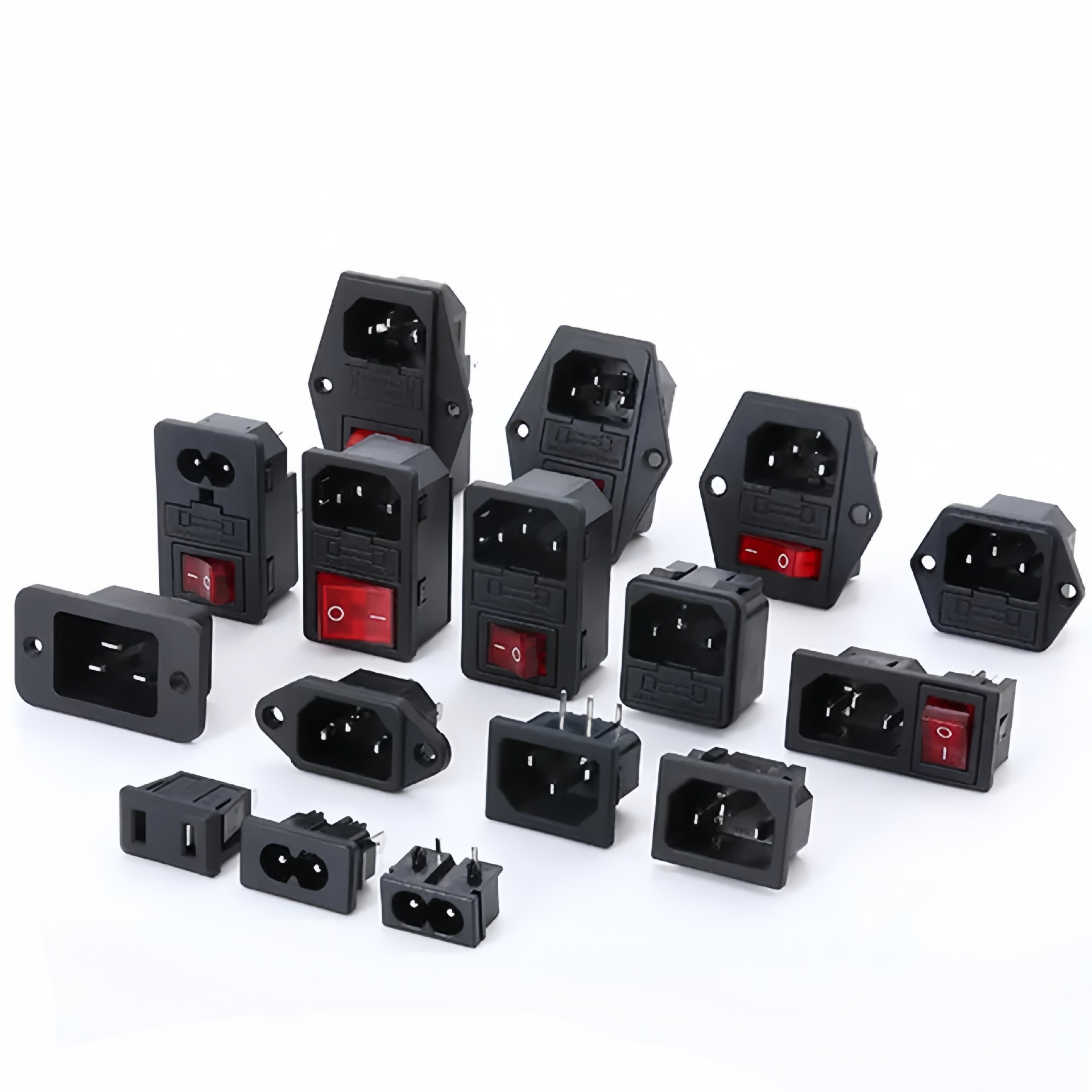 供应AC电源插座AC-009 AC插座 品字插座 梅花插座 八字插座