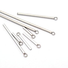 不锈钢方棒焊圈 耳钉耳钩吊坠耳饰吊坠 diy饰品配件