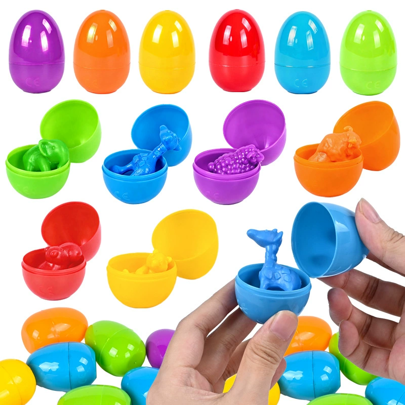 Пасхальная горячая распродажа: пластиковые искусственные яйца для гашапона, оформление сцены для дома и торгового центра, лотерея, слепой бокс