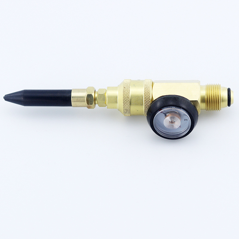 全铜氦气充气具 氢气减压阀减压器充气球工具