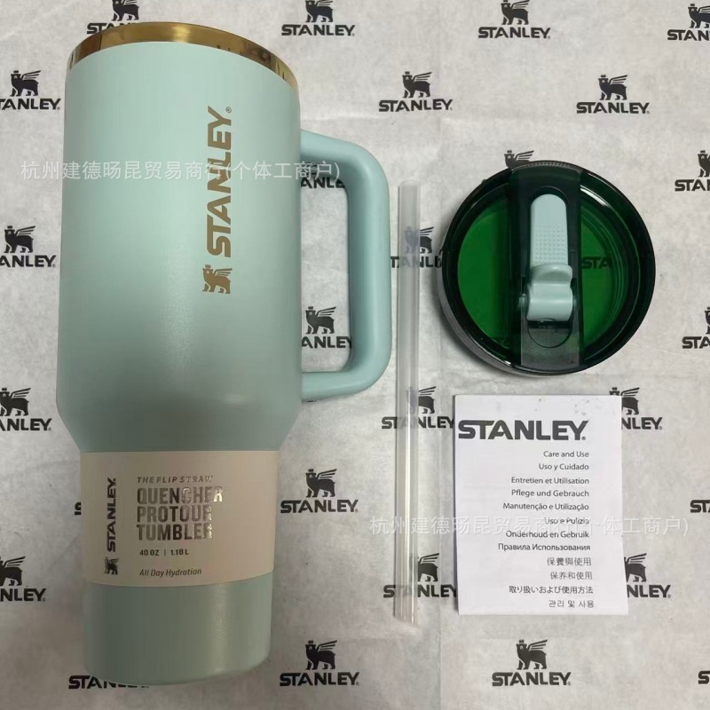 史丹利STANLEY3代保温杯双层不锈钢巨无霸杯40oz防漏可拆卸吸嘴|undefined