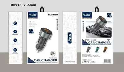 Multifunctional Dash Cam with Full Protocol Super Fast Charging, Dual-Port Pd 30W Car Charger, 2026 New Model (Mobil şarj cihazları) - 736transparent-aluminum-alloy-super-fast-charge-type-c-pd30w-tea-color-box-packaging