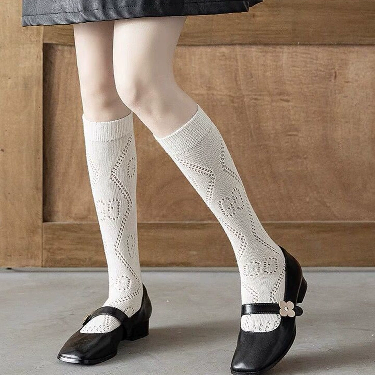 Tide, white high boots, knee socks, internet celebrity