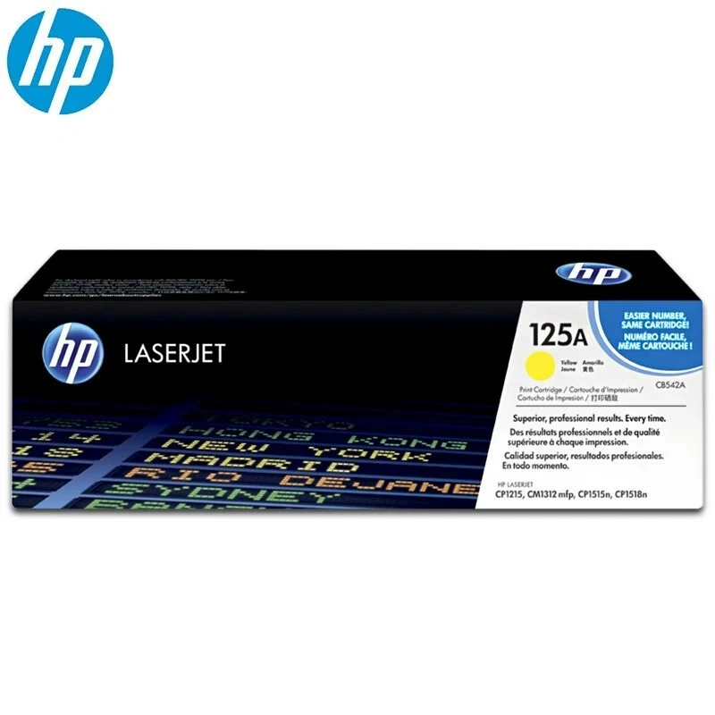 Оригинальный картридж HP для принтера, модели 125A, 540A, 1518