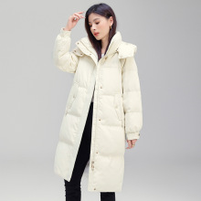 羽绒服女款大牌同款冬季轻薄宽松时尚鸭绒加厚保暖反季中长款外套