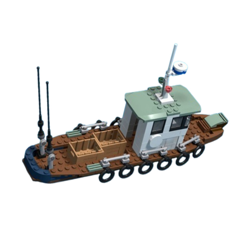 Modelo de barco para construir con bloques para decorar_voghion.com