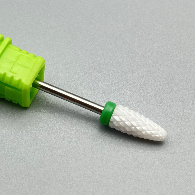 세라믹 옥수수 머리 흰색 도자기 녹색 원 C