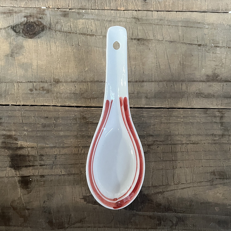 Cuchara cuchara pequeña cuchara vajilla Jingdezhen azul y blanco cuchara de porcelana cerámica chino tradicional bajo vidriado color restaurante cuchara doméstica