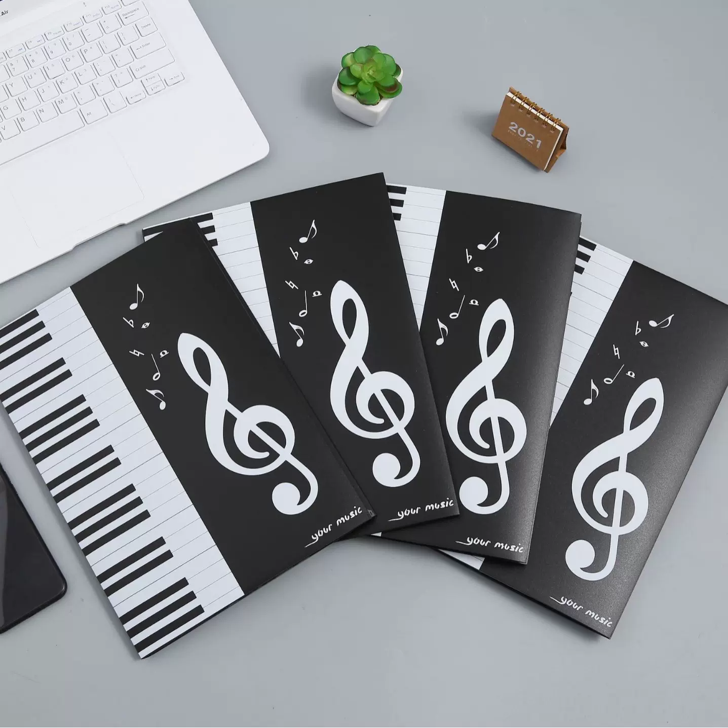 六页展开式乐谱夹改谱文件夹三折叠A4曲谱文件夹演奏用钢琴改谱夹