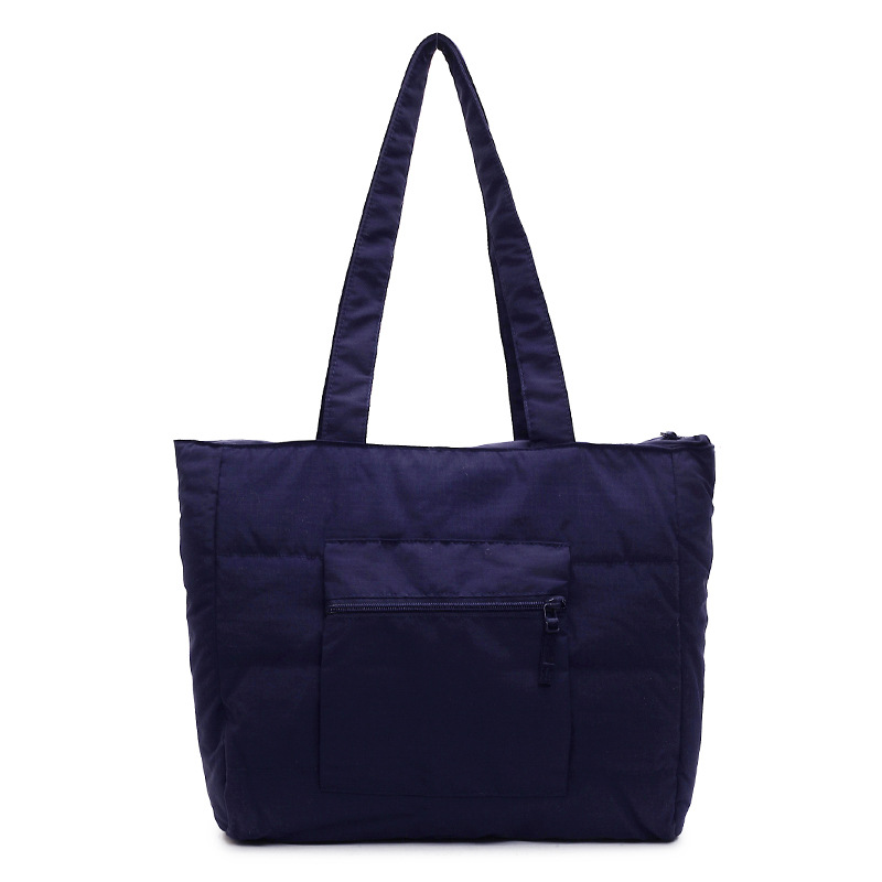 Bolso Tote de Nylon para Mujer con Cremallera para Estudiantes y Uso Diario