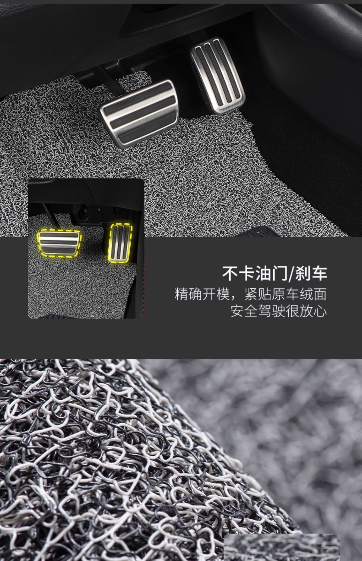 Suitable for Dark Blue S05 Car Wire Ring Floor Mats 24-26 Models, Non-Slip, Wear-Resistant, Waterproof and Durable Special Wire Ring Floor Mats