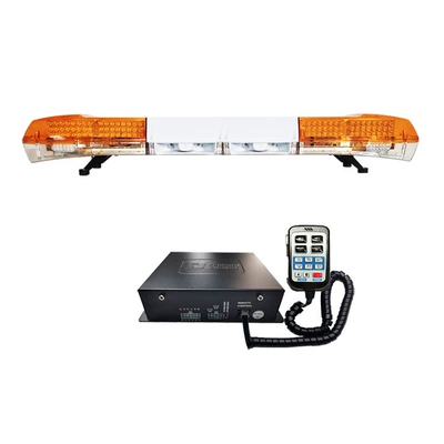 Source LED long row warning light strobe light 1.48m signal light 6000B + dual horns + siren 9400G2 (Roof Light)