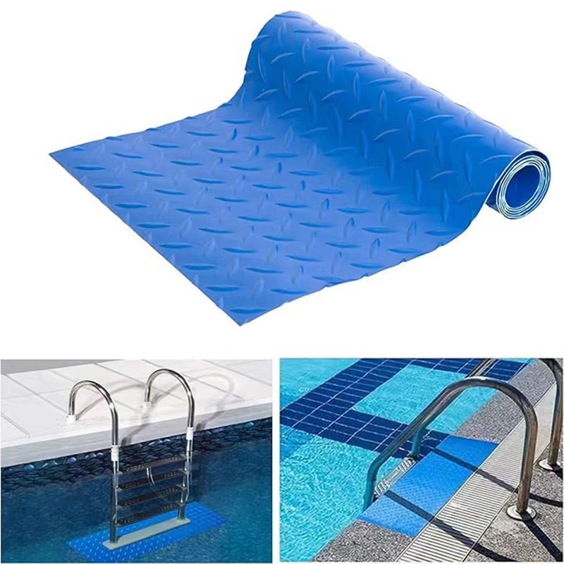 ПВХ противоскользящий коврик для бассейна лестница коврик Swimming pool ladder mat плавательный бассейн