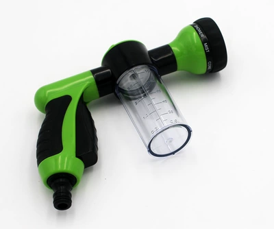 Customized high pressure car wash foam water gun 8 function water gun watering pet bath spray gun multicolor optional (Car cleaning tools) - green