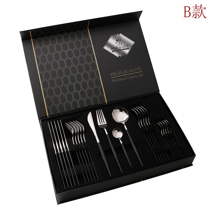 B타입 [실버+블랙] 24종 세트