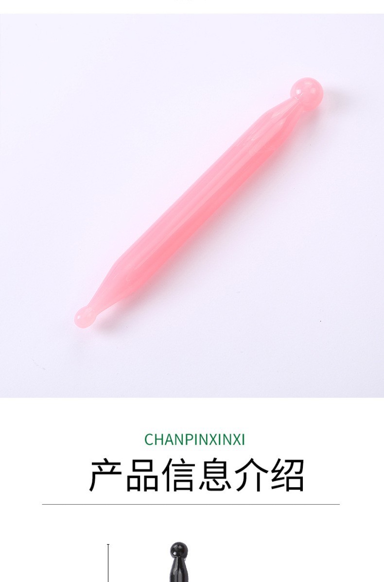 Acupoint Massage Pen Triangle Foot Reflexology Tool for Body Care and Facial Wellness 13.5cm Pink quality and texture