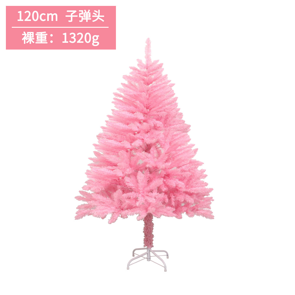 Flor de cerezo Rosa árbol de Navidad centro comercial ventana decoración de Navidad señaló cifrado de cabeza plana simulación de Navidad árbol decorativo