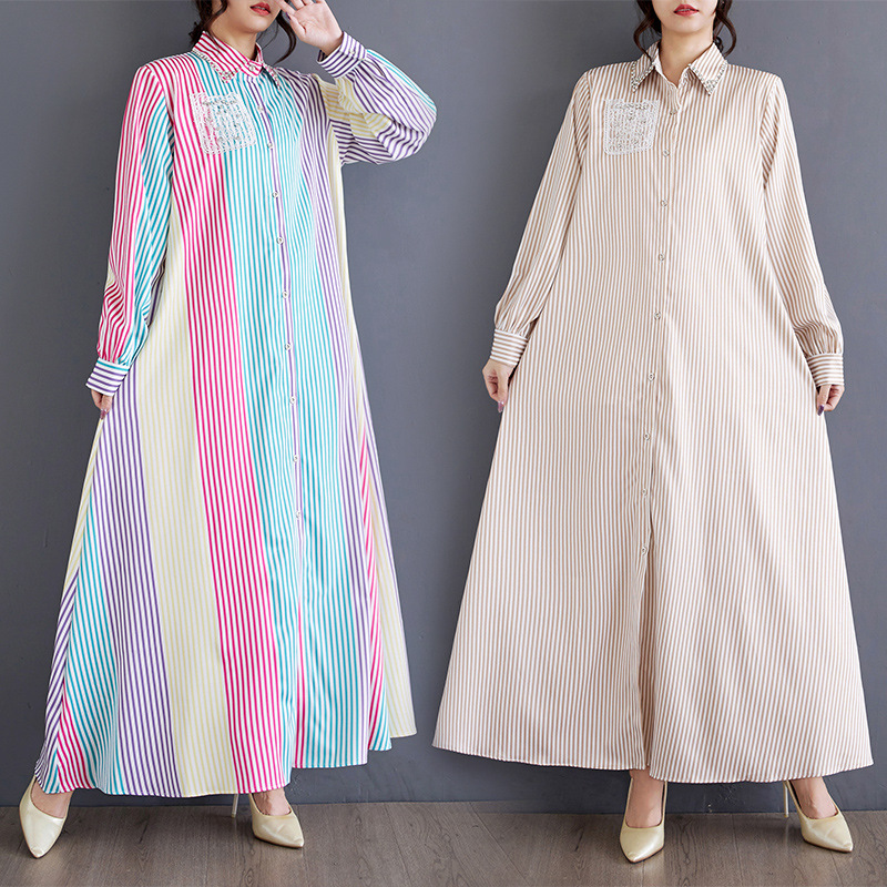 Autumn fashionable long elegant dress