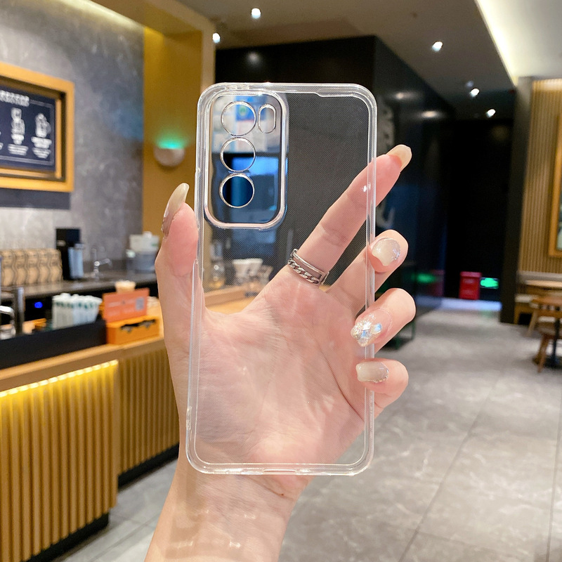 Suitable for Oppoa5 Mobile Phone Case Transparent Tpu Straight Edge Protective Cover A5Pro Vitality Anti-Fall Reno14 All-Inclusive Soft Shell Suitable for Oppoa5 Mobile Phone Case Transparent Tpu Straight Edge Protective Cover A5Pro Vitality Anti-Fall Reno14 All-Inclusive Soft Shell