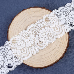 6cm elastic lace edge machine-made nylon lace edge lingerie wedding curtain decoration accessories wholesale