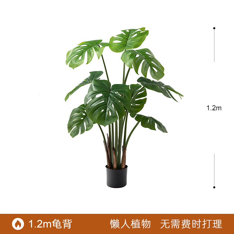 Planta verde artificial bonsai interior gran planta decoración fábrica al por mayor paraíso pájaro plátano decoración paisaje bonsai image 11
