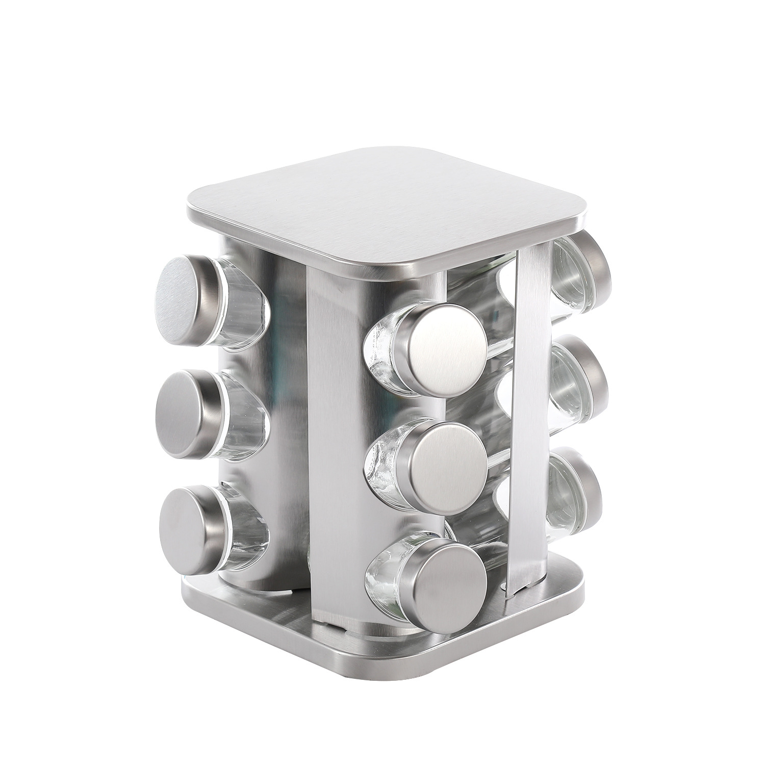 스퀘어 12 헤드 스테인레스 스틸 커버