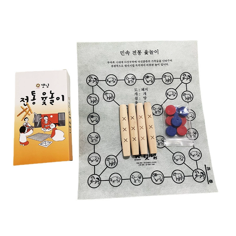 Производитель поставляет на заказ корейские народные весёлые игровые реквизиты для вечеринок: игра в Ёц с лёгкой доской для метания.