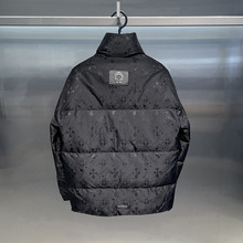 羽绒服男潮牌2024新款冬季短款立领加厚黑武士休闲鸭绒面包服外套