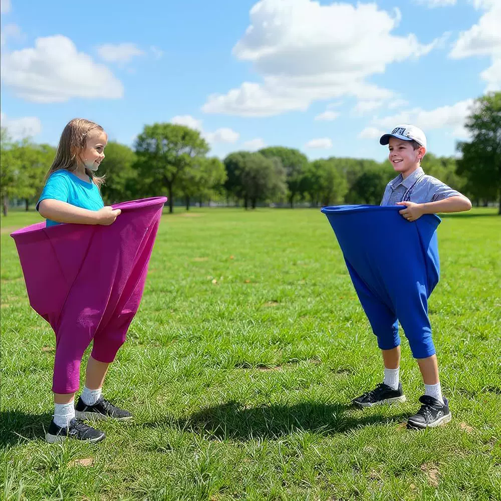 趣味亲子活动大布兜抛接球奶奶庭院投球游戏裤子户外拓展团建道具