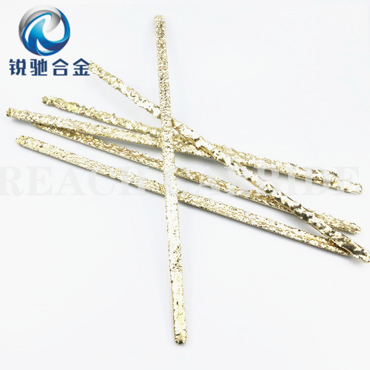 厂家供应铜基硬质合金颗粒焊条狼牙棒复合钨钢颗粒堆焊碳化钨焊条