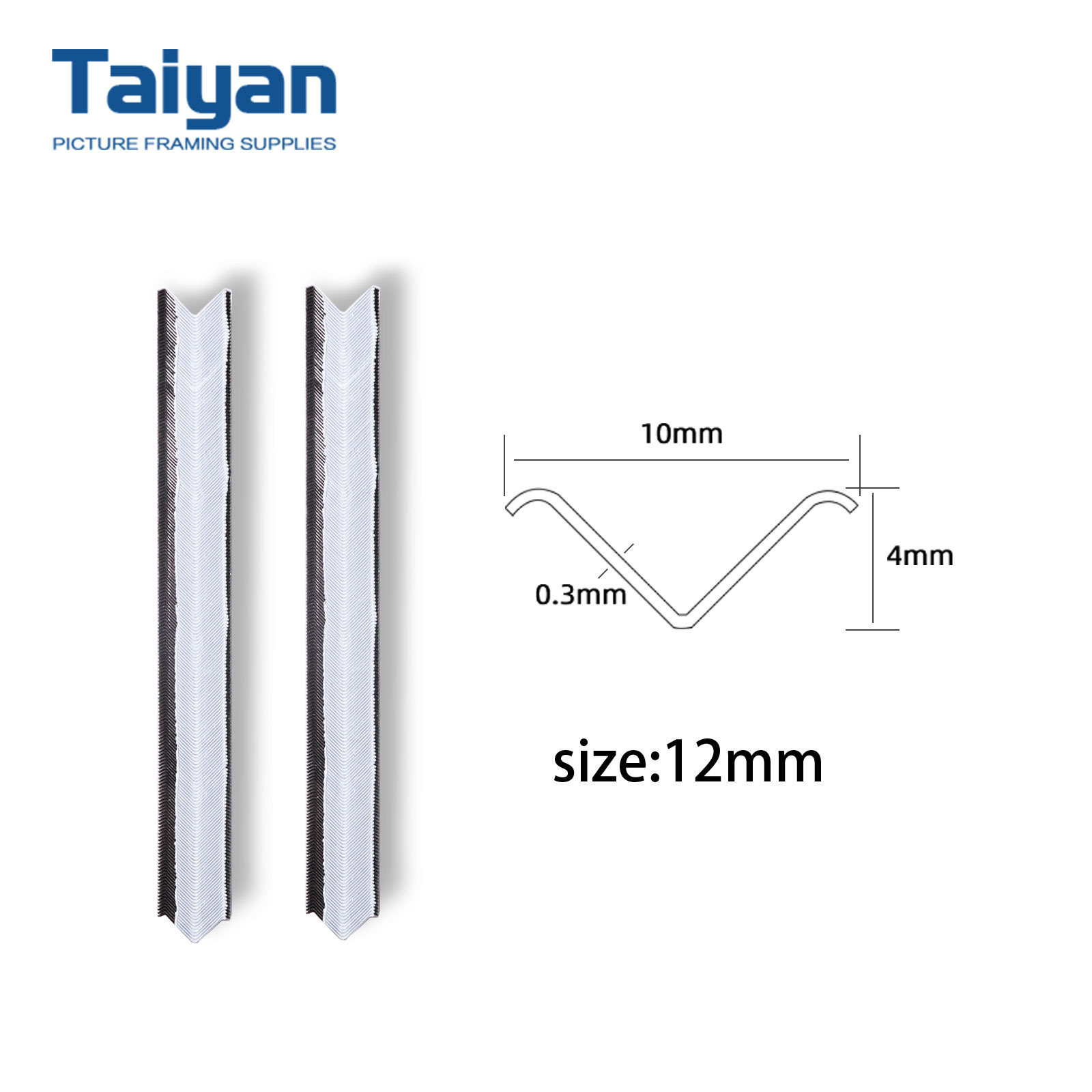 相框配件泰妍硬木角钉12#十字绣相框装角钉 五金配件v型钉