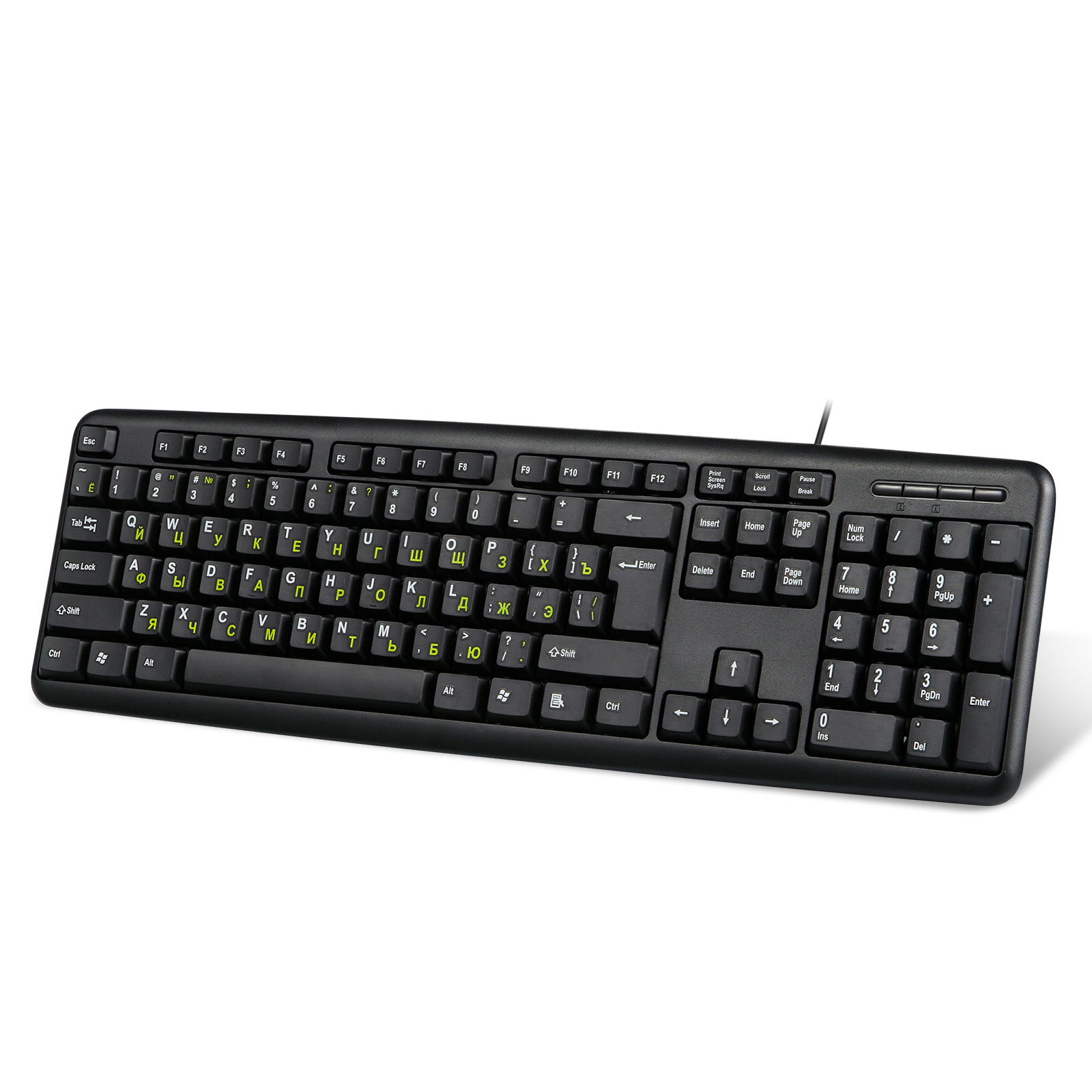 language wired office Russian keyboard USB computer accessories_voghion.com